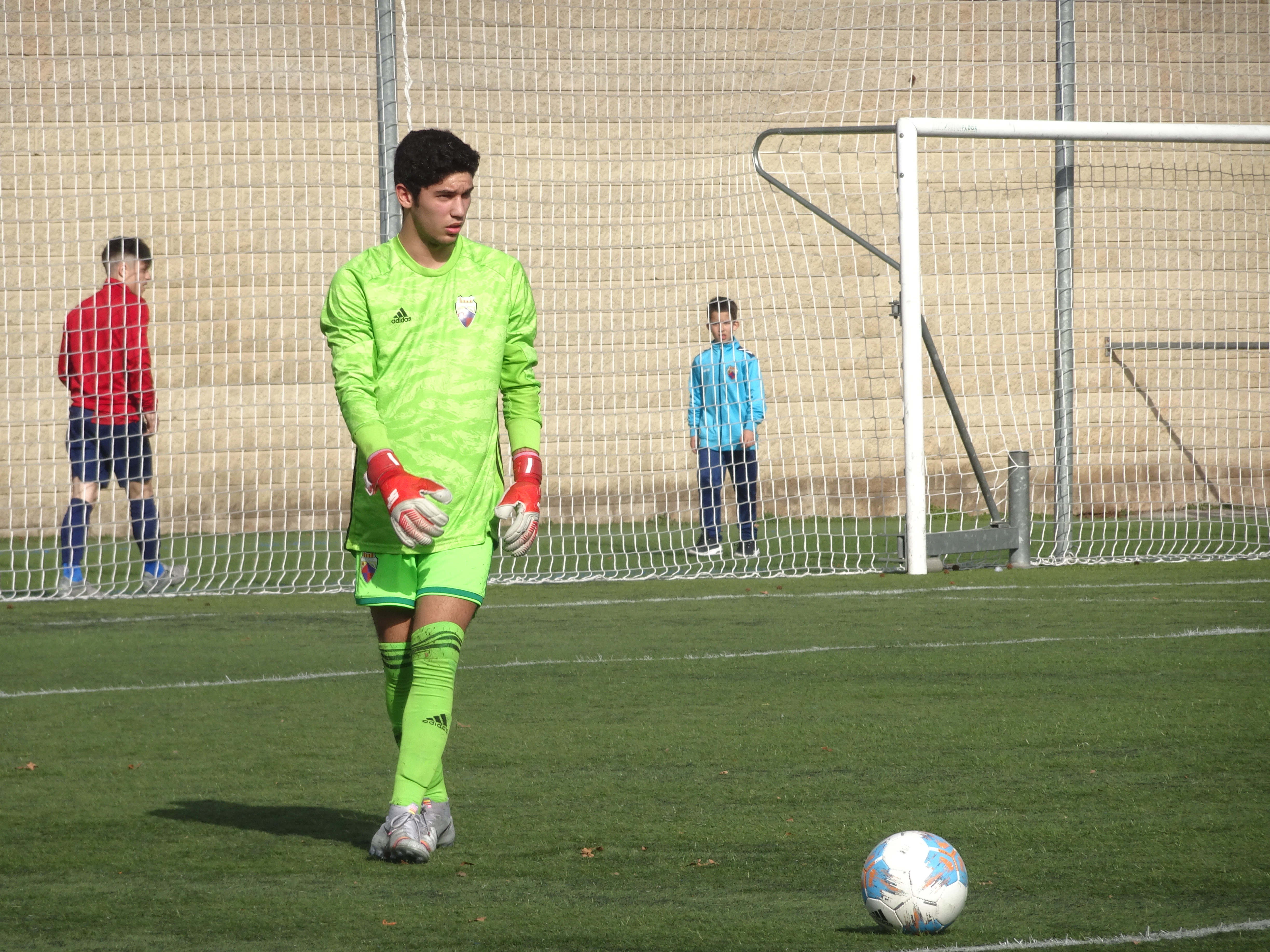 El porter Àlex Ortiz ha estat el millor del partit amb les seves aturades | Sergi Park