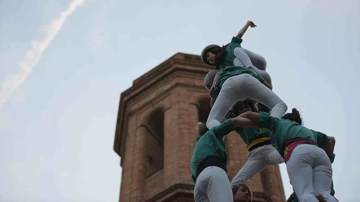  Actuació dels Castellers de Sabadell al Racó del Campanar | Roger Benet 