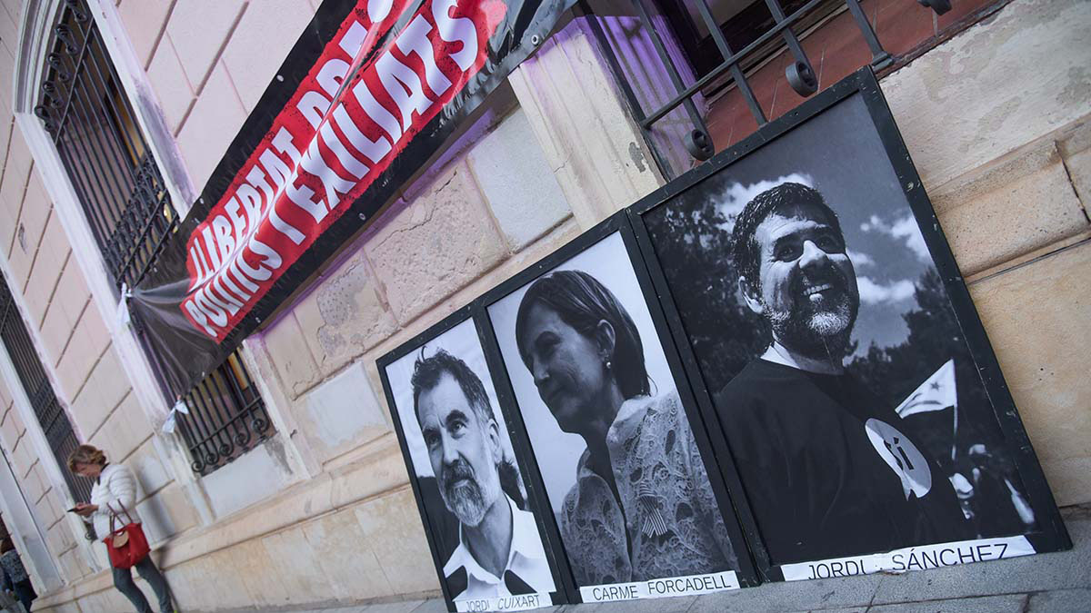  Imatge dels concentrats a la plaça de Sant Roc | Roger Benet