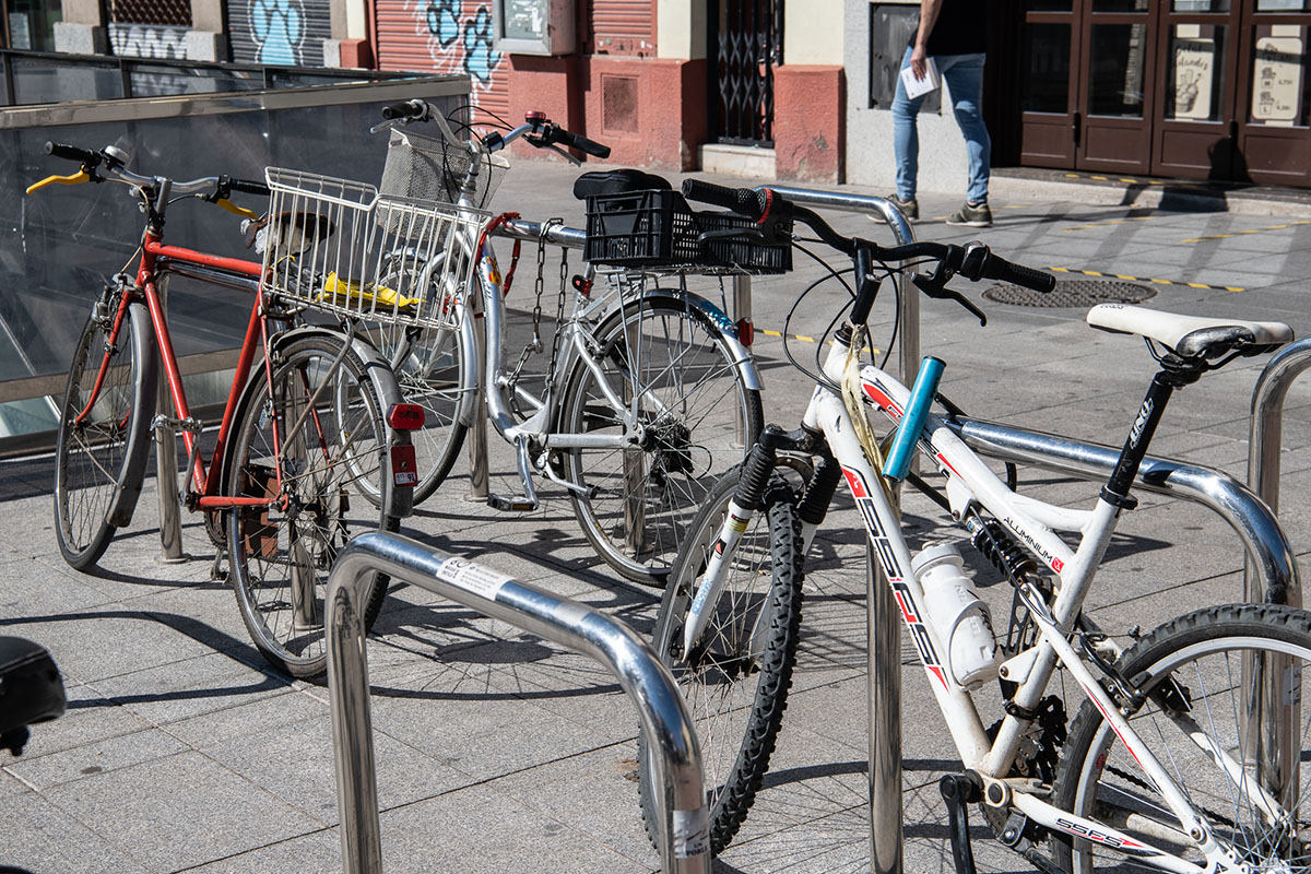 bicis aparcades