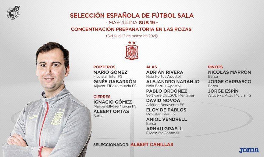 Graell, entre els 14 convocats | RFEF