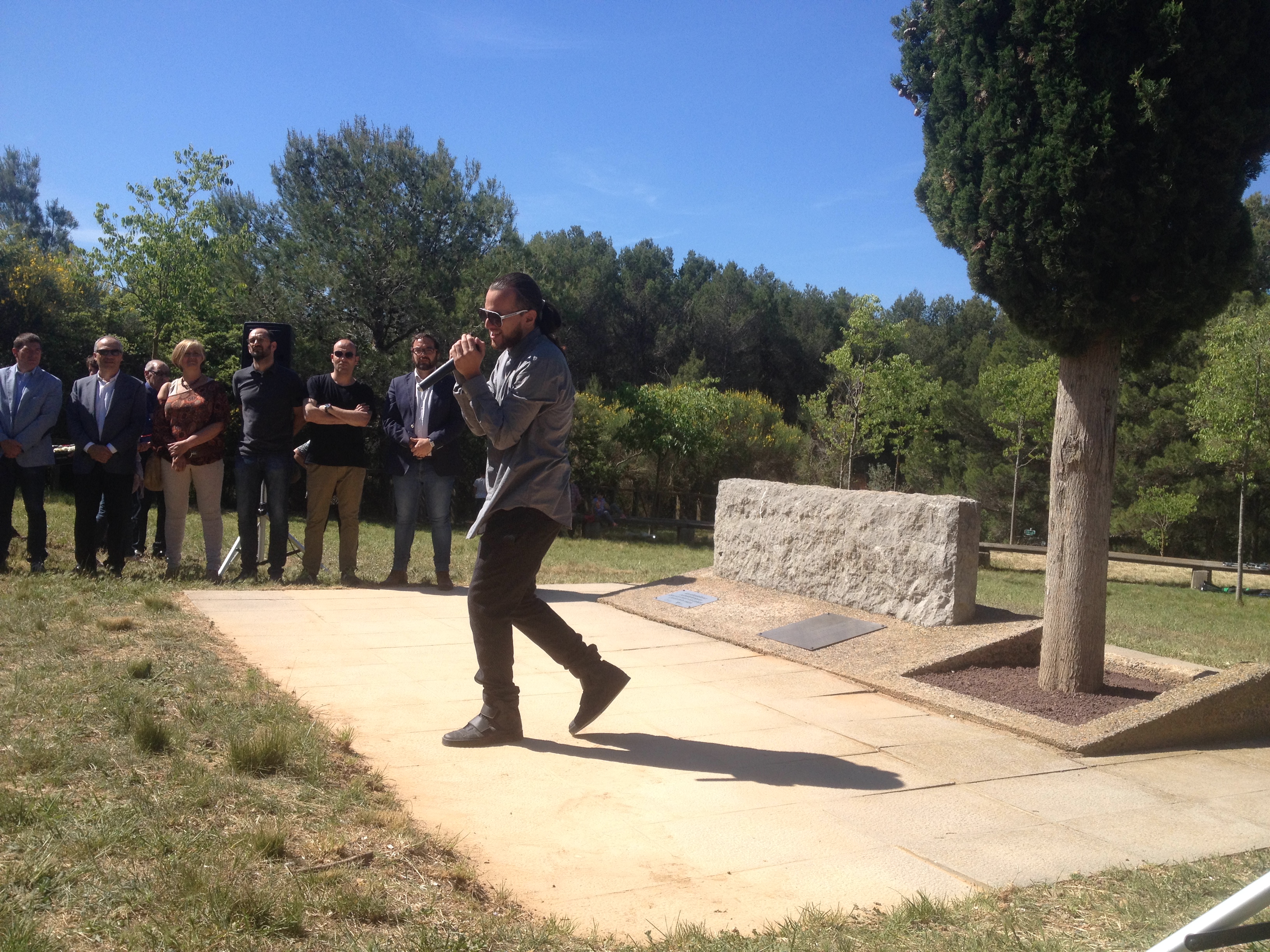 Nel·lo cantant. Foto: Ràdio Sabadell