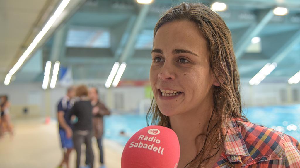 Olga Doménech, als micros de Ràdio Sabadell | Roger Benet