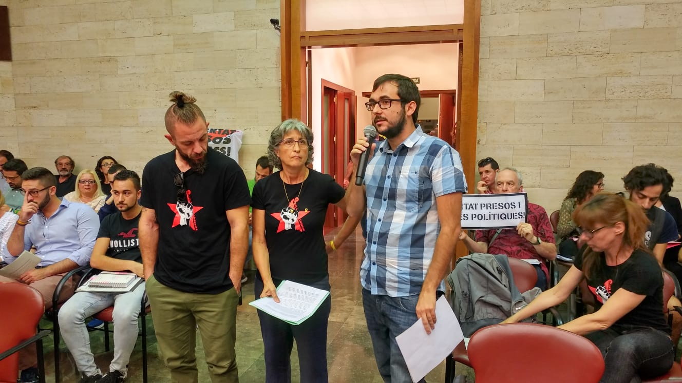 Les tres persones que han presentat la moció | Pere Gallifa