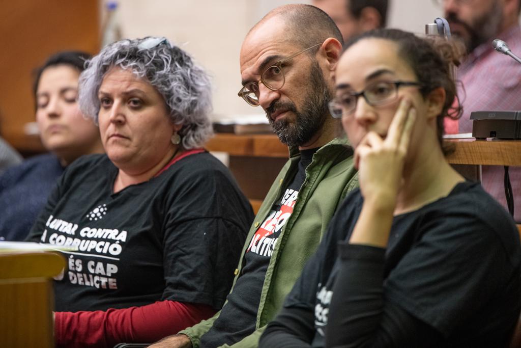 D'esquerra a dreta, Nani Valero, Maties Serracant i Anna Lara (Crida) | Roger Benet