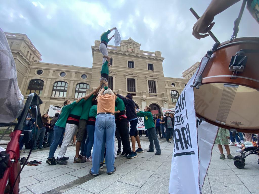 Els Saballuts també han participat a la manifestació | Helena Molist