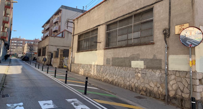 La Fàbrica Cascón al carrer Colom | Cedida