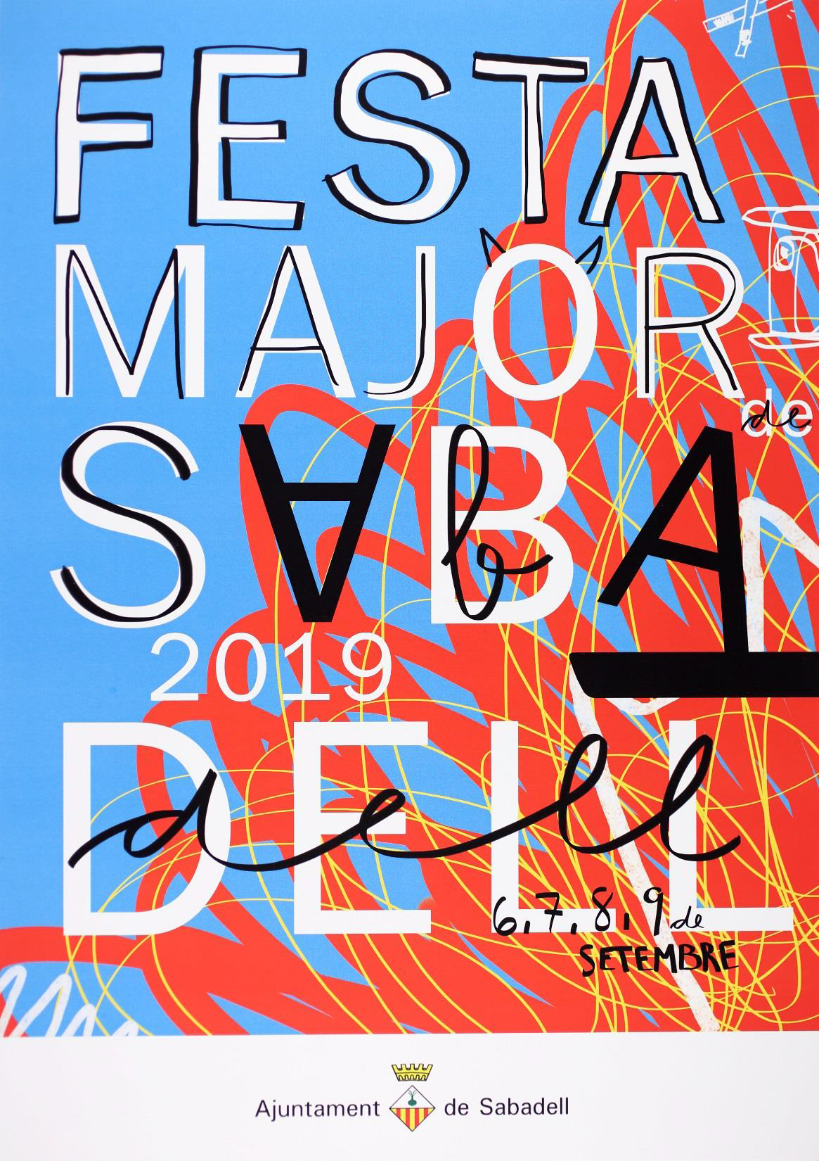 Cartell guanyador de la Festa Major 2019 | Cedida