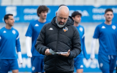 David Movilla entrenament Sabadell