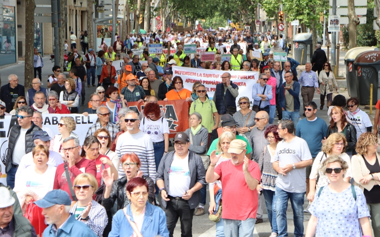 Manifestació per una sanitat pública a Sabadell| Júlia Ramon