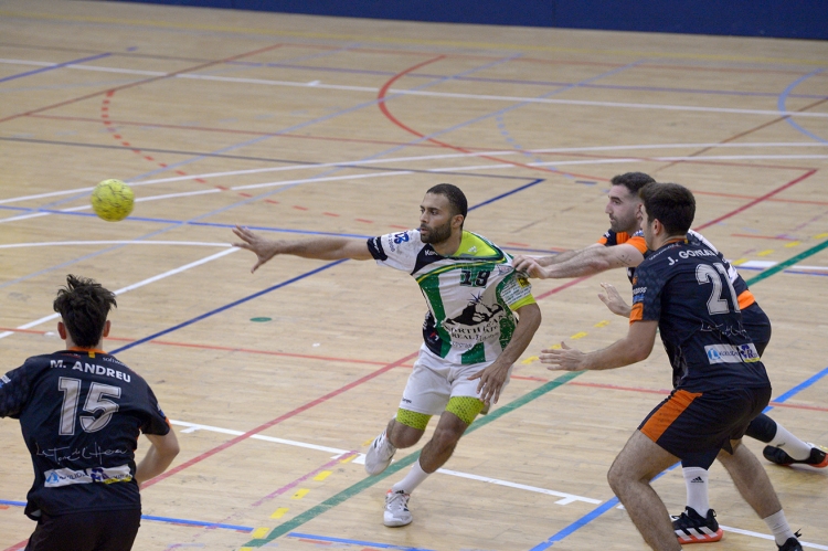 Un instant del partit del sènior masculí a les semifinals | @OARgracia