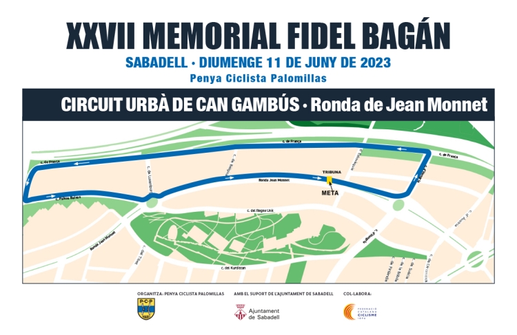 Recorregut del 27è Memorial Fidel Bagán