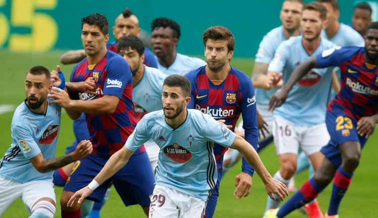 Jacobo va debutar a Primera amb el Celta contra el Barça