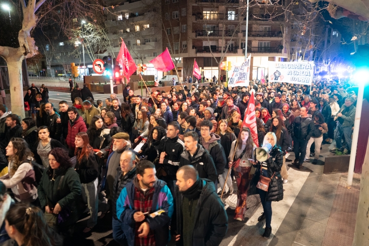 Assistens a la manifestació de l'Obrera | Roger Benet