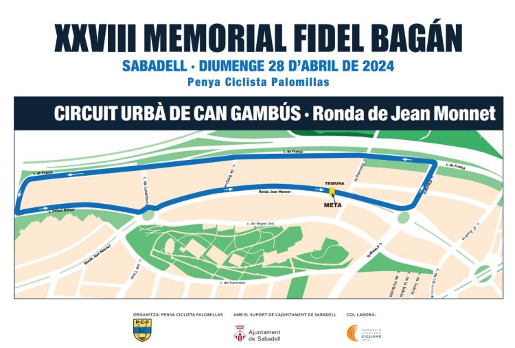 Recorregut del 28è Memorial Fidel Bagán
