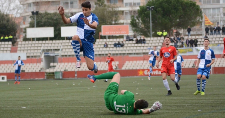 Ortega a l'Olímpic en un derbi contra el Sabadell 'B' | Roger Benet