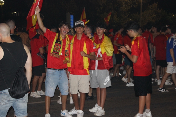 Celebració a Sabadell de l'Eurocopa