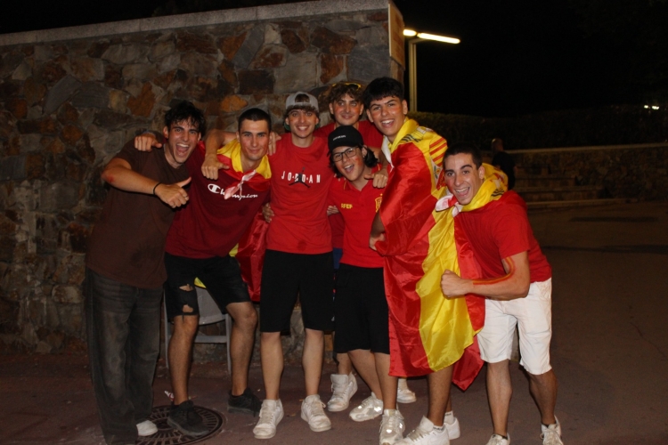 Celebració a Sabadell de l'Eurocopa