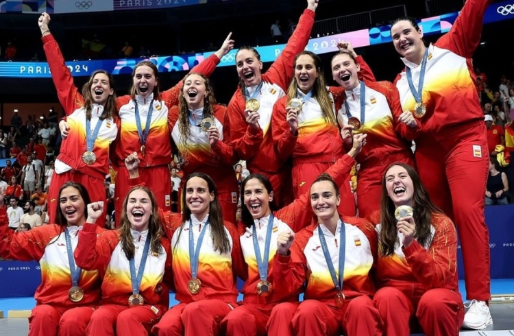 L'equip espanyol de waterpolo femení