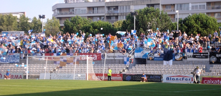 El Gol Sud de l'Olímpic va tenyir-se d'arlequinat | Arxiu RS946
