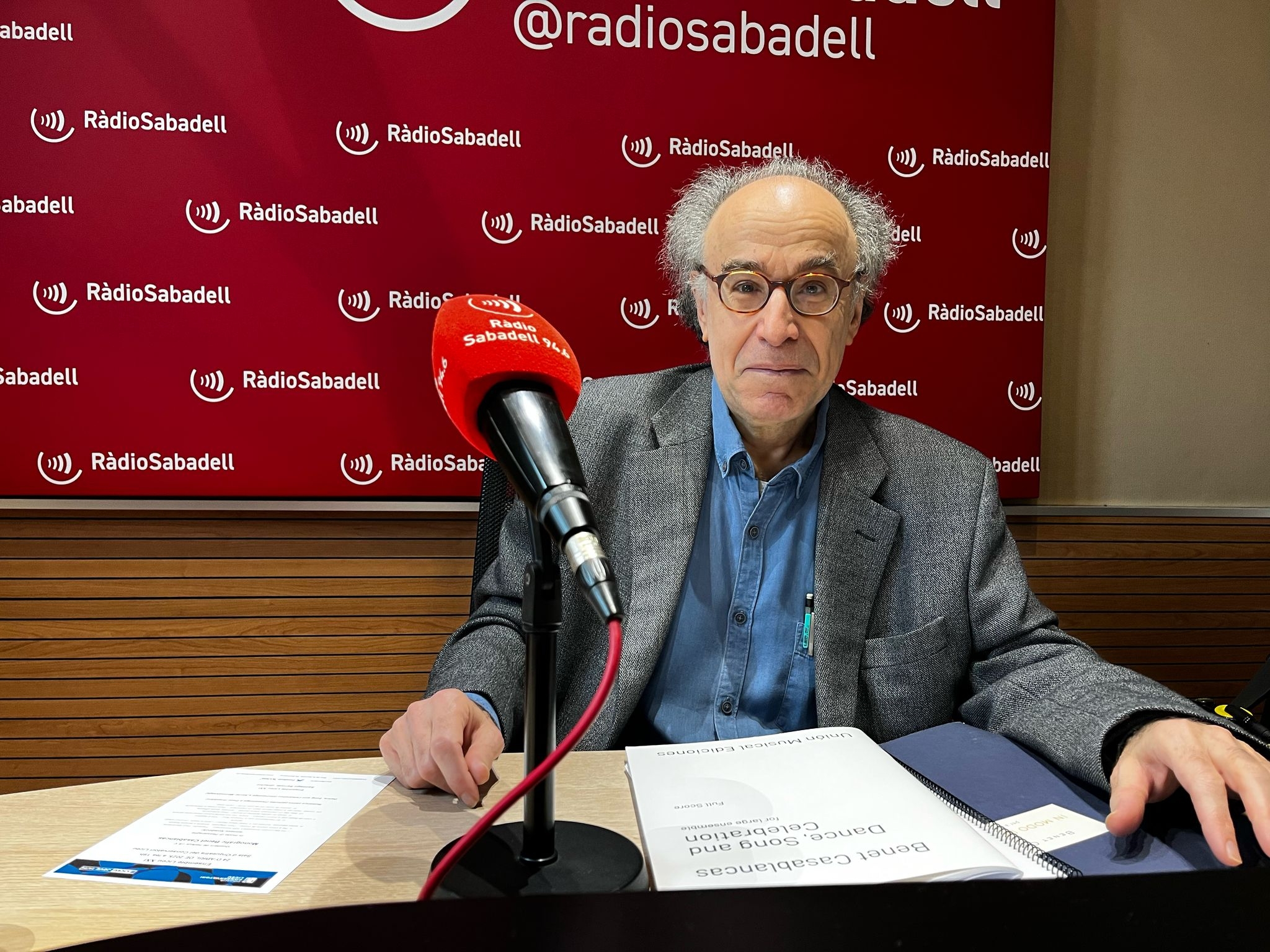 Benet Casablancas, a RàdioSabadell | Mireia Sans