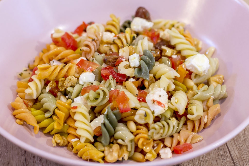 Una recepta d'amanida de pasta